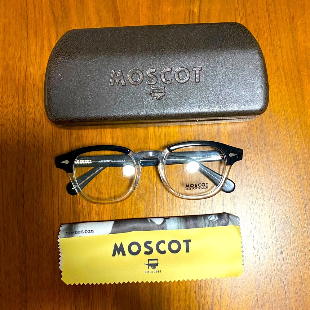 Never worn Moscot glasses.